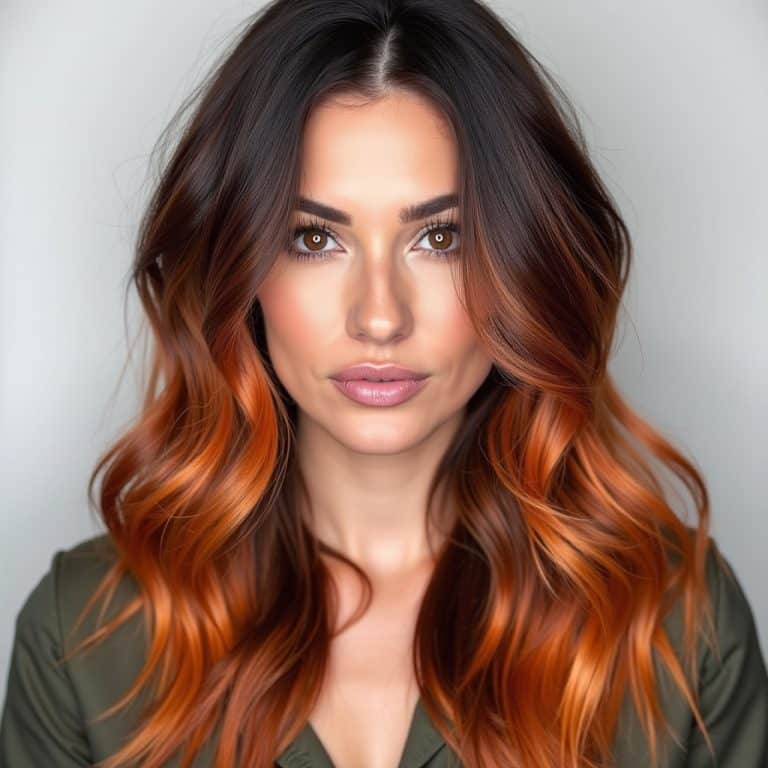 Copper Blonde Highlights