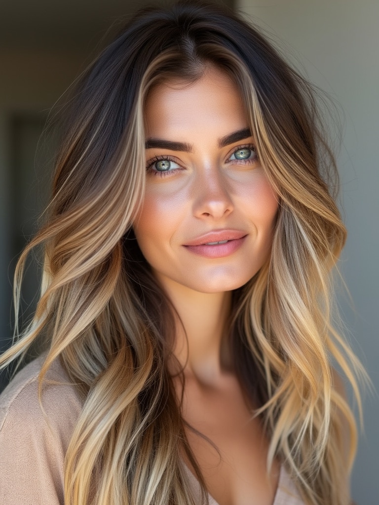 Creamy Blonde Highlights