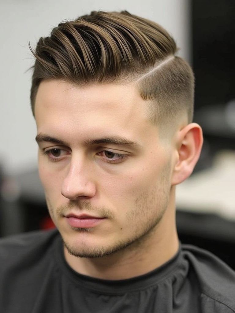 Crew Cut with Tapered Sides