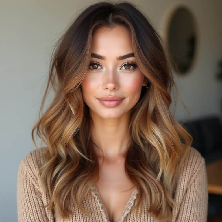 Honey Blonde and Mocha Brown Blend