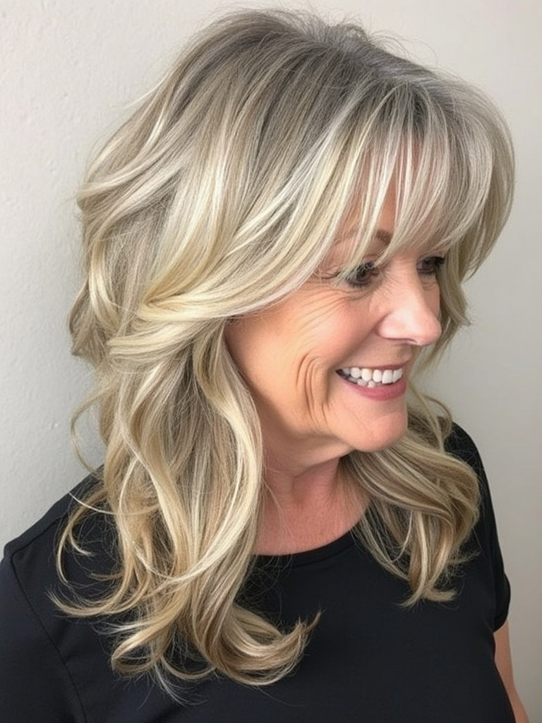 Soft Waves with Wispy Bangs