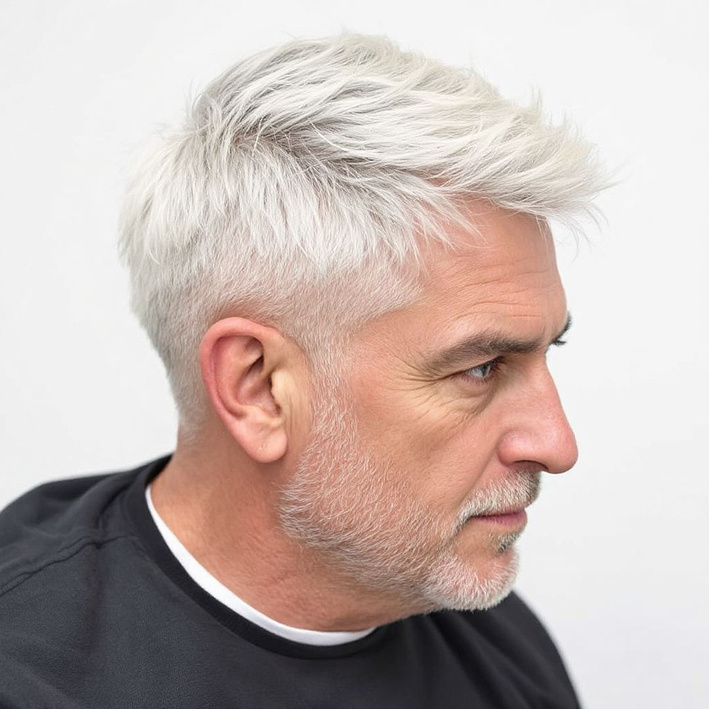 Bleached Edgar Haircut For Men