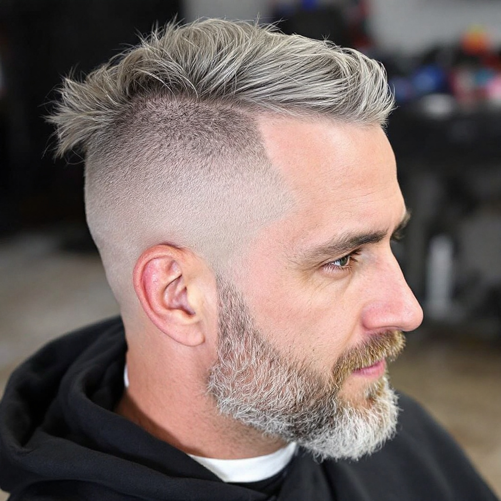 Disconnected High and Tight Edgar Men Hairstyle