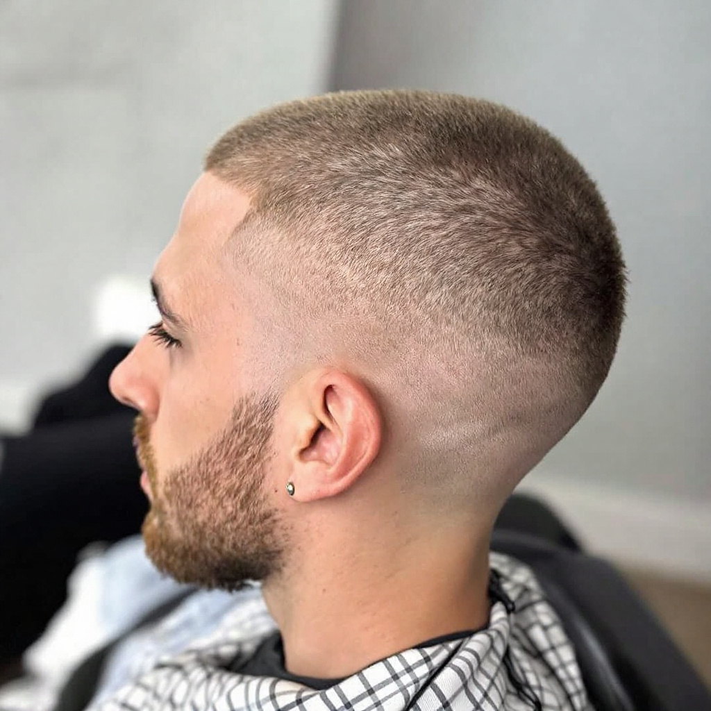 Edgar Haircut For Men With Bald Fade