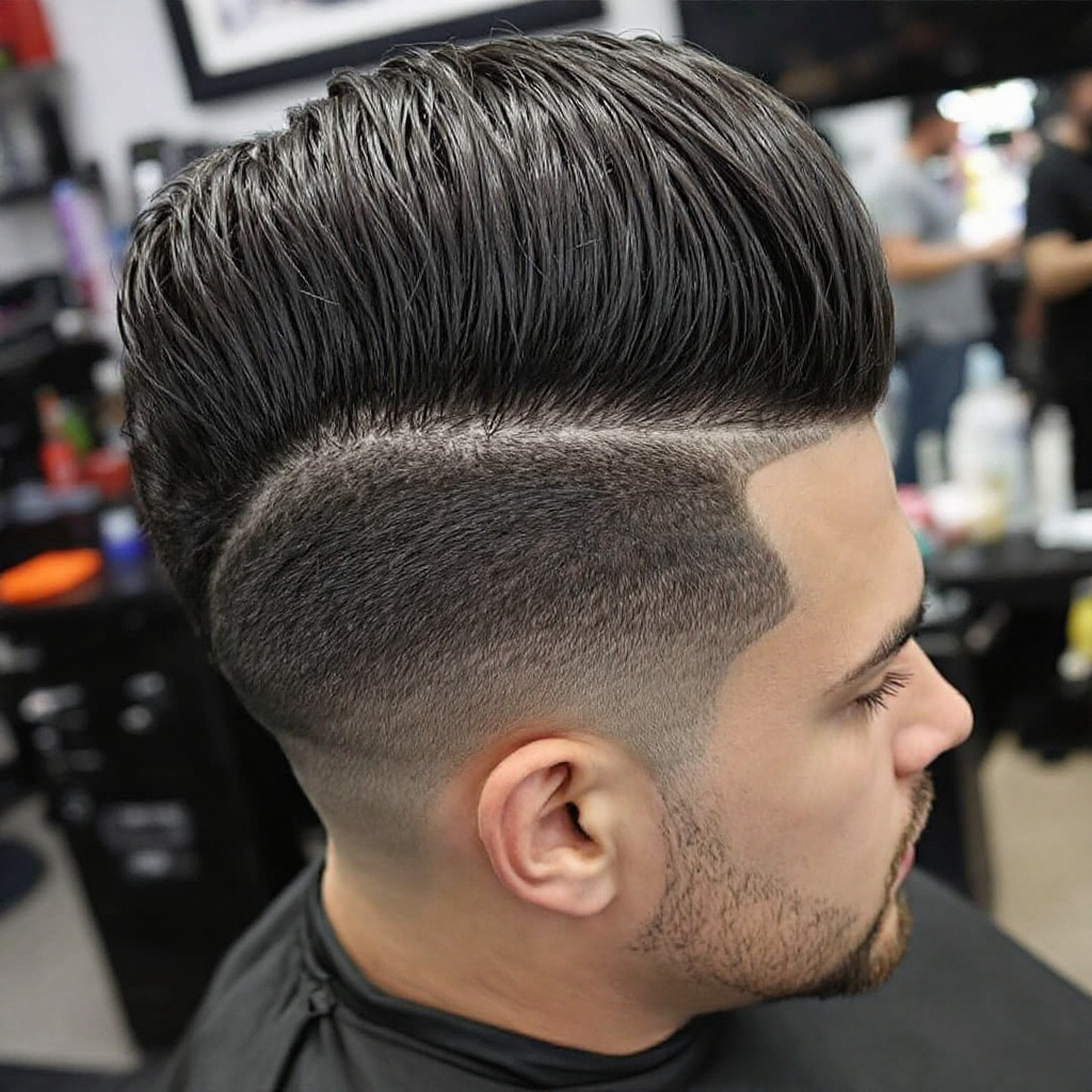 High Taper Men Edgar Hairstyle Over 40 Years