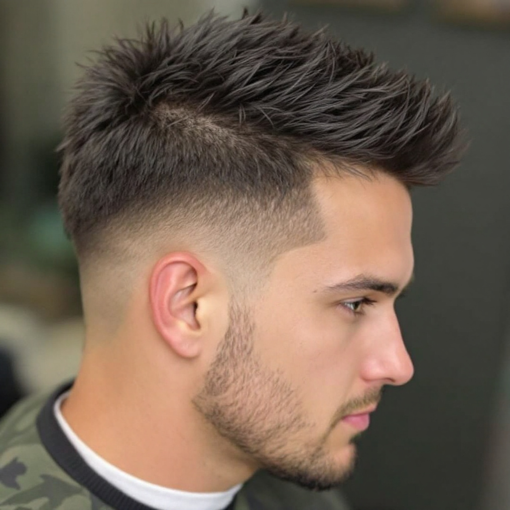 Spiky Hair Cut For Men Aged 35 Years