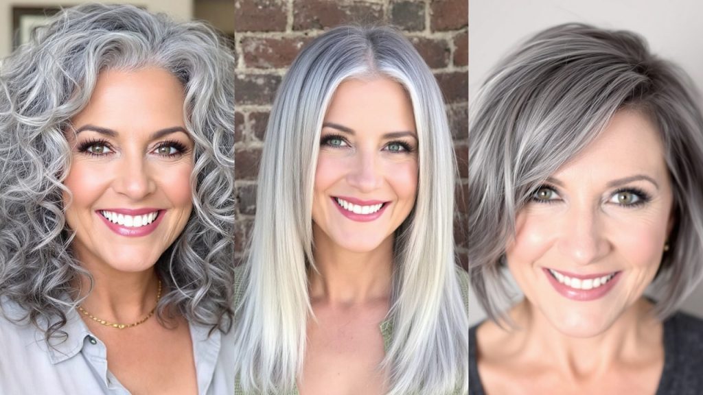 Top 30 Gray Hairstyles For Women Over 50