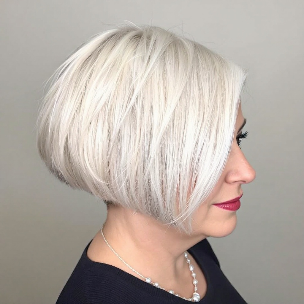 Blunt Bob Women Hair Cut