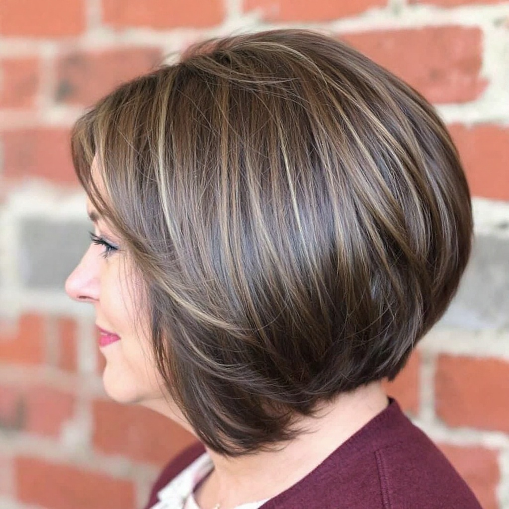 Classic Bob Hairstyle For Women Over 50