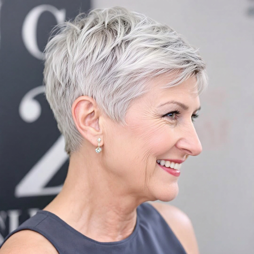 Pixie Cut Top Best Stylish Short Haircuts For Older Women Aged 55