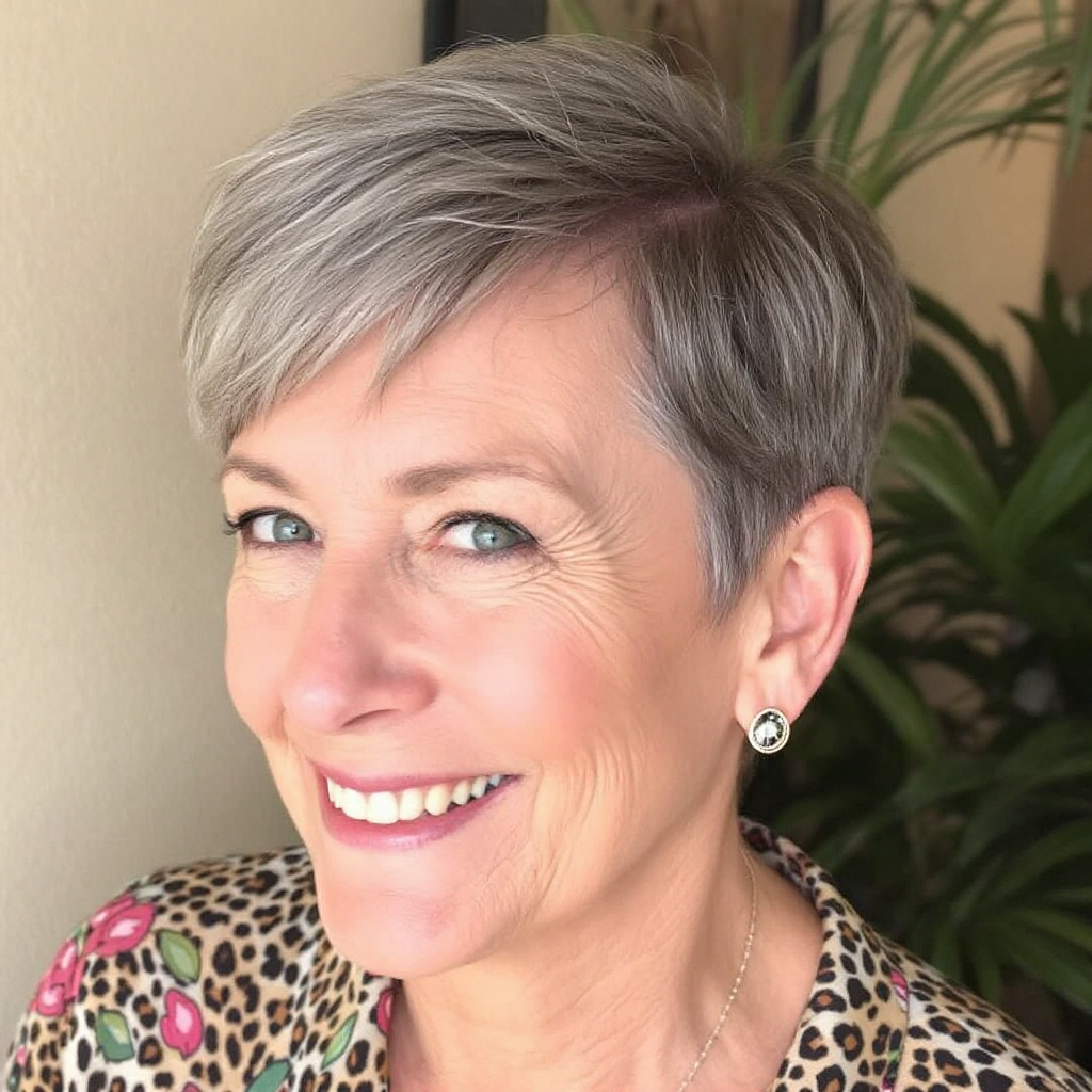 Short Tapered Cut For Women Aged Over 55