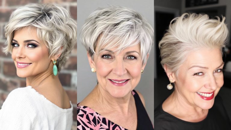 Top Best 35 Stylish Short Haircuts For Older Women Aged 55